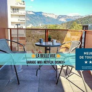 La Belle Vue - Garage Terrasse Wi-fi Netflix Disney+ Appartement
